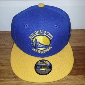 🔷️ NWOT NBA Golden State Warriors Youth snapback hat